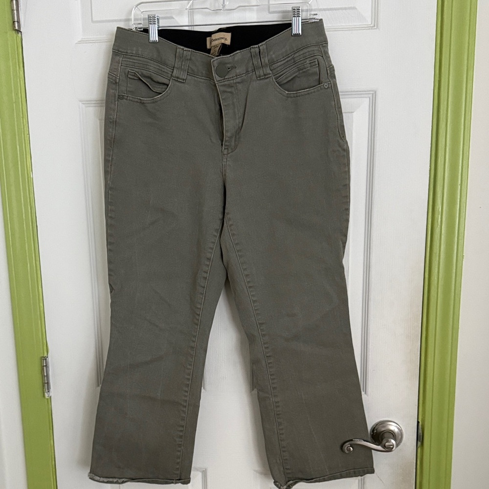 Democracy Olive Flare Jeans